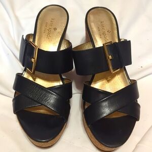 Kate Spade Wedge Black Size 7.5